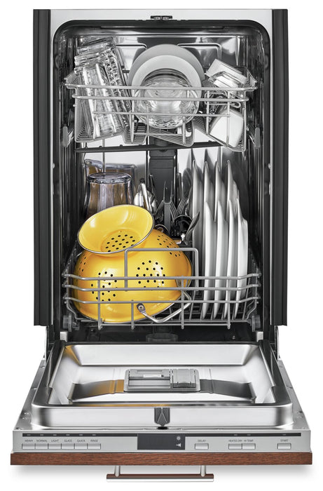 Lave-vaisselle encastré Whirlpool de 18 po et de 50 dBA avec commandes sur le dessus - panneau personnalisable - UDPS5118PP