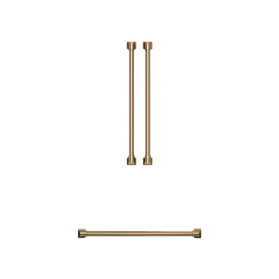 Thor Kitchen Handle and Knob Set for 30” Refrigerator in Brushed Bronze - CKA-RF3017-BRZ | Ensemble de poignées et de boutons Thor Kitchen bronze brossé pour réfrigérateur de 30 po - CKA-RF3017-BRZ | RF30KBRZ