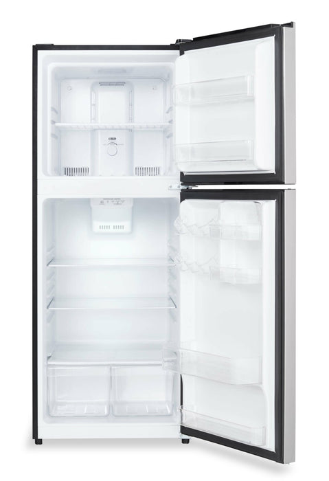 Réfrigérateur Danby de 10,1 pi³ et de 23,4 po à congélateur supérieur - acier inoxydable - DFF101B1BSLDB