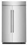 Réfrigérateur encastré KitchenAid de 29,4 pi3 et de 48 po à compartiments juxtaposés - acier inoxydable - KBSN748SPS