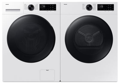Samsung 2.9 Cu.Ft. Compact Front Load Washer and 4.0 Cu.Ft. Compact Dryer | Laveuse compacte à chargement frontal de 2,9 pi3 et sécheuse compacte de 4,0 pi3 de Samsung
