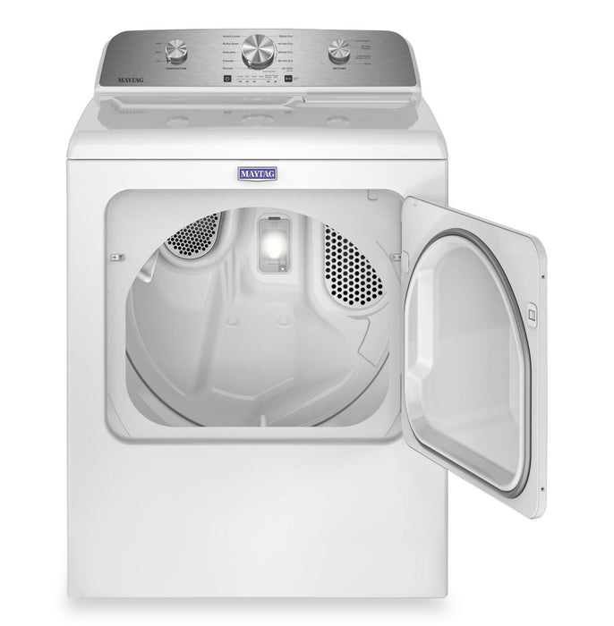 Sécheuse à gaz Maytag de 7,0 pi3 avec option de prévention des plis - blanche - MGD4205SW 
