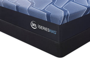 Ensemble matelas luxueux ferme à plateau régulier NXG1200 iSeries de Serta pour grand lit