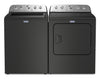 Laveuse à chargement par le haut de 5,4 pi³ et sécheuse électrique de 7,0 pi³ de Maytag - noir volcan - MATL565B