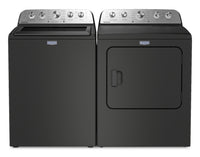  Laveuse à chargement par le haut de 5,4 pi³ et sécheuse électrique de 7,0 pi³ de Maytag - noir volcan - MATL565B