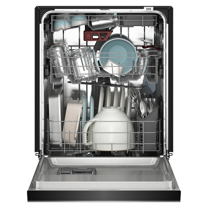 Lave-vaisselle KitchenAid de 24 po et de 41 dBA avec 3e panier à jets - acier inoxydable avec fini PrintShieldMC - KDFS324SPS 