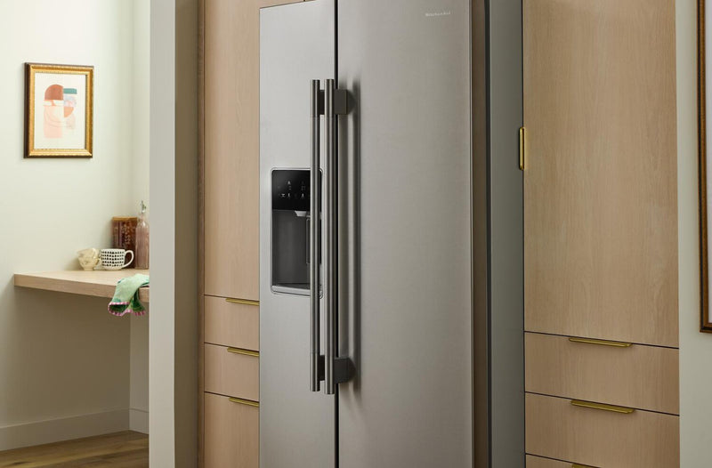 Réfrigérateur KitchenAid de 29 pi3 et de 36 po - acier inoxydable résistant aux traces de doigts - KRSF536RPS 