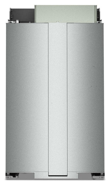 Réfrigérateur encastré KitchenAid de 29,4 pi3 et de 48 po à compartiments juxtaposés - minerai noir - KBSN748SBE