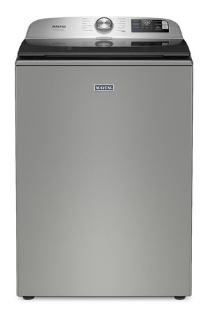 Laveuse intelligente Animal Pet Pro de Maytag à chargement par le haut de 6,0 pi3 - argenté radieux - MTW7205RR
