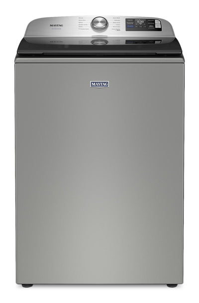 Maytag 6.0 Cu. Ft. Pet Pro Smart Top-Load Washer - Radiant Silver - MTW7205RR | Laveuse intelligente Animal Pet Pro de Maytag à chargement par le haut de 6,0 pi3 - argenté radieux - MTW7205RR