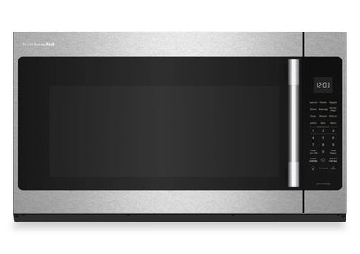 KitchenAid 2.1 Cu. Ft. Over the Range Microwave Hood - Stainless Steel - YKMMS330SPS | Four à micro-ondes à hotte intégrée KitchenAid de 2,1 pi3 - acier inoxydable - YKMMS330SPS