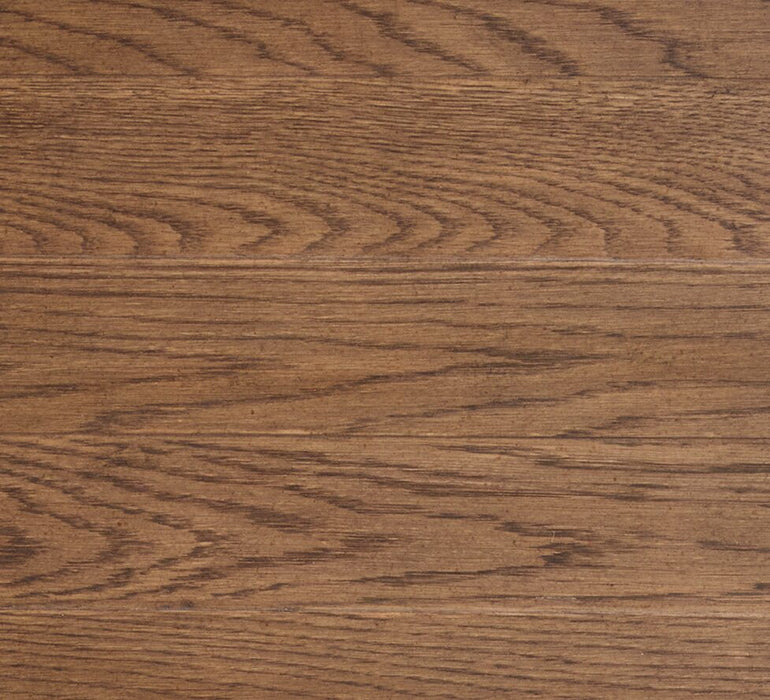 Table de bout ronde Gordon de 18 po en bois massif - brune
