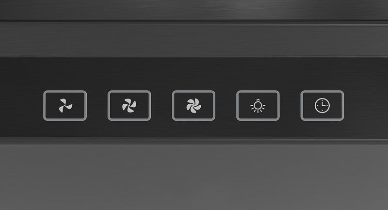 Hotte de cuisinière sous l’armoire Broan de série ALT2 de 30 po - acier inoxydable noir - ALT2303BLS