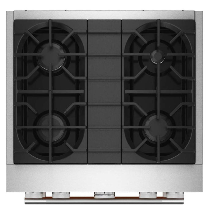 Cuisinière hybride KitchenAid de 4,1 pi3 avec mode de friture à air sans préchauffage - orange brûlée - KFDS930SSC