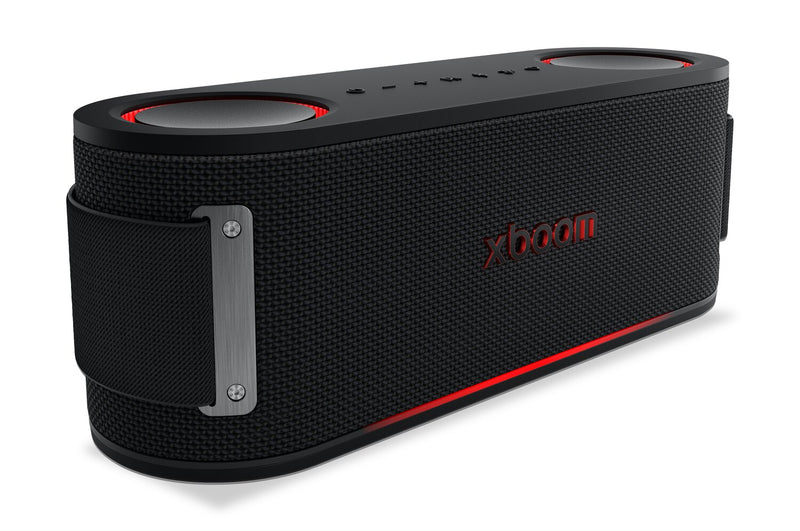 Haut-parleur portatif xboom Bounce par will.i.am de LG résistant à l’eau IP67 avec Bluetooth (BOUNCE.ACANLBK)