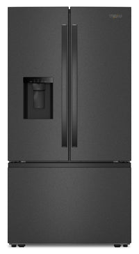  Réfrigérateur Whirlpool de 36 po et de 30 pi3 à portes françaises avec machine à glaçons double - acier inoxydable noir - WRFF3736SV 