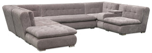 Sofa sectionnel Plaza 7 pièces - gris