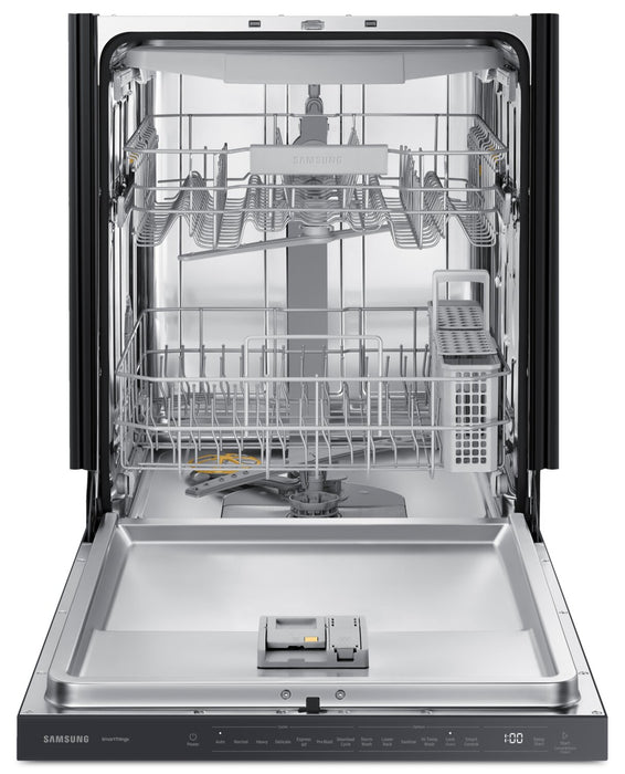 Lave-vaisselle intelligent encastré Samsung de 24 po et de 46 dBA avec StormWashMC - noir mat - DW80CG5450MTAA