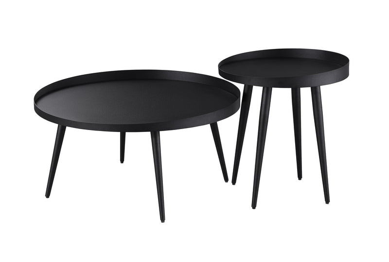 Table à café moderne Vaughn de 29 po - noire 
