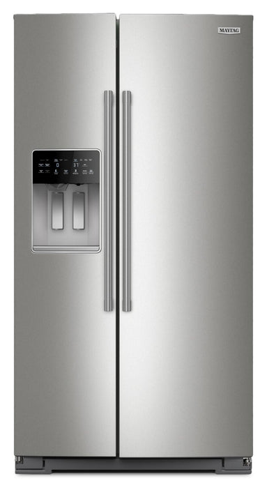 Réfrigérateur Maytag de 28.7 pi³ et de 36 po à compartiments juxtaposés - acier inoxydable résistant aux traces de doigts - MRSF6636RZ