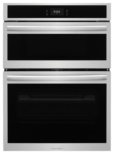 Frigidaire Gallery 30'' 5.3 Cu. Ft. Electric Wall Oven with Stone-Baked Pizza – Stainless Steel - GCWM3070AF  | Four mural électrique Frigidaire Gallery de 5,3 pi3 et de 30 po avec pizza cuite sur pierre - acier inoxydable - GCWM3070AF