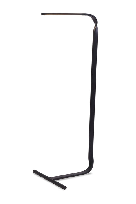 Lampe à pied à DEL Helix de 40 po noir mat