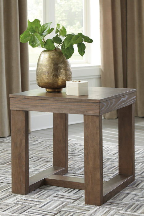 Table de bout Jasper de 24 po - brun-gris