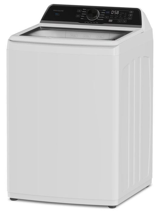 Laveuse à chargement par le haut de 5,1 pi³ et sécheuse électrique de 7 pi³ de Frigidaire - blanches