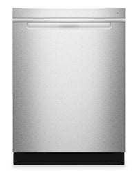  Lave-vaisselle Whirlpool de 24 po avec commandes sur le dessus - acier inoxydable résistant aux traces de doigts - WDPS8024SZ