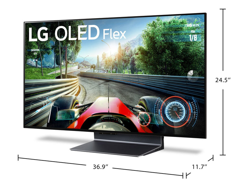 Téléviseur intelligent incurvé DELO Flex de LG 4K de 42 po à 120 Hz avec HDR10 (42LX3QPUA)