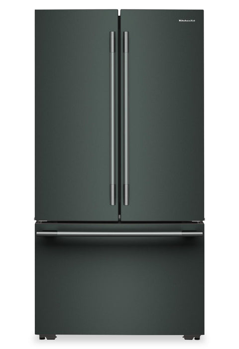 Réfrigérateur KitchenAid de profondeur comptoir à portes françaises avec distributeur d’eau interne - genièvre - KRFC336SJP