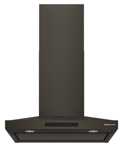 KitchenAid 30" Wall-Mount 4-Speed Canopy Range Hood – Black Ore - KVWC730SBE | Hotte de cuisinière murale KitchenAid de 30 po de style auvent à 4 vitesses - minerai noir - KVWC730SBE