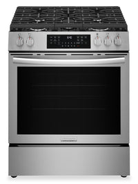  Cuisinière à gaz Frigidaire Gallery de 5,1 pi3 avec friture à air - acier inoxydable - GCFG3059BF