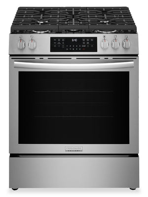 Cuisinière à gaz Frigidaire Gallery de 5,1 pi3 avec friture à air - acier inoxydable - GCFG3059BF	