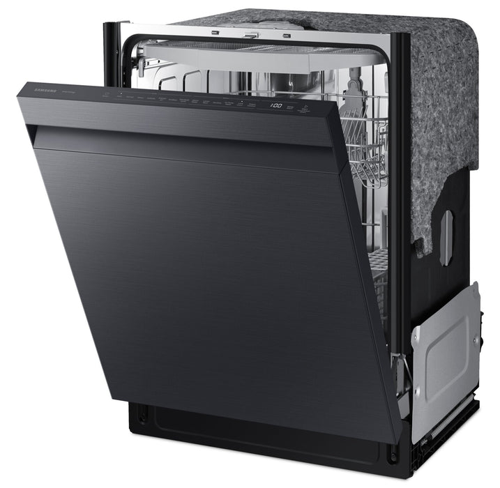 Lave-vaisselle intelligent encastré Samsung de 24 po et de 46 dBA avec StormWashMC - noir mat - DW80CG5450MTAA