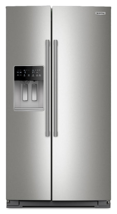 Réfrigérateur Maytag de 20,8 pi³ et de 36 po à compartiments juxtaposés - acier inoxydable résistant aux traces de doigts - MRSC6636RZ