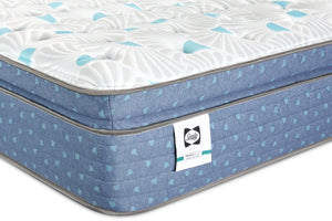 Matelas Euro-plateau épais Paradiso Resort Luxury Posturepedic Crown Jewel de Sealy pour très grand lit