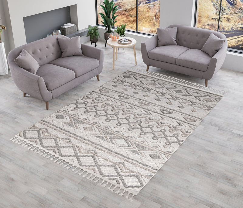 Carpette Kenji pour l’intérieur et pour l’extérieur - 7 pi 10 po x 10 pi 6 po