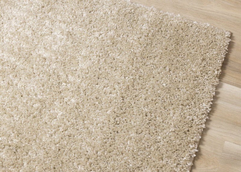 Carpette à poil long Pascal beige - 5 pi 3 po x 7 pi 7 po