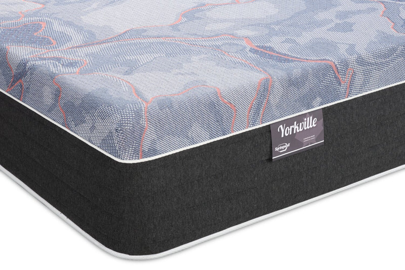 Matelas ferme à plateau-coussin lisse Yorkville de Springwall pour lit double