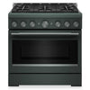 Cuisinière à gaz KitchenAid de 5,1 pi3 et de 36 po avec mode de friture à air sans préchauffage - genièvre - KFGS936SJP