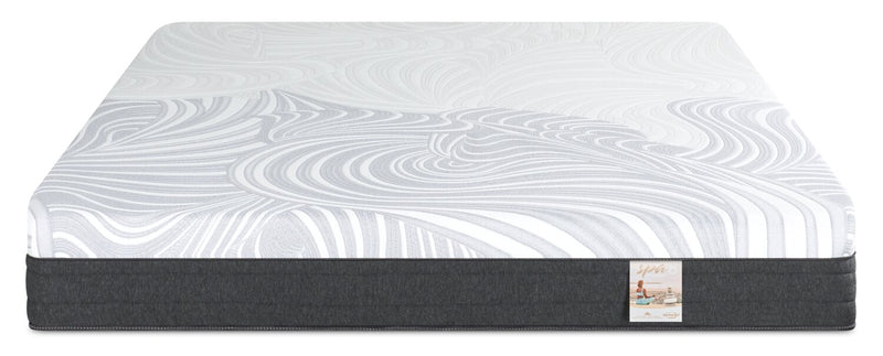 Matelas ferme à plateau-coussin dans une boîte Spa 8 de Springwall pour lit simple