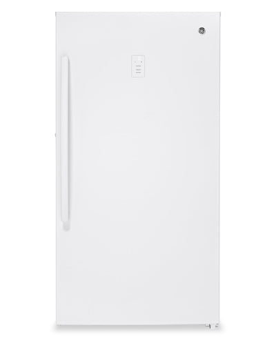 GE 14.1 Cu. Ft. Frost-Free Upright Freezer - White - FUF14DLRWW | Congélateur vertical GE sans givre de 14,1 pi³ - blanc - FUF14DLRWW | FUF14DWW