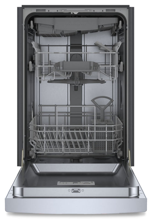 Lave-vaisselle intelligent Bosch série 300 de 18 po avec commandes à l’avant, PrecisionWash et 3e panier - SPE53C55UC