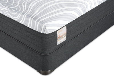 Springwall Spa 12 Plush Smooth Top Full Mattress in a Box Set | Ensemble matelas moelleux à plateau-coussin dans une boîte Spa 12 de Springwall pour lit double