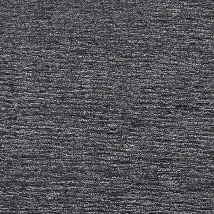 Pouf de rangement Morgan de 48 po fabriqué au Canada en tissu de chenille - gris