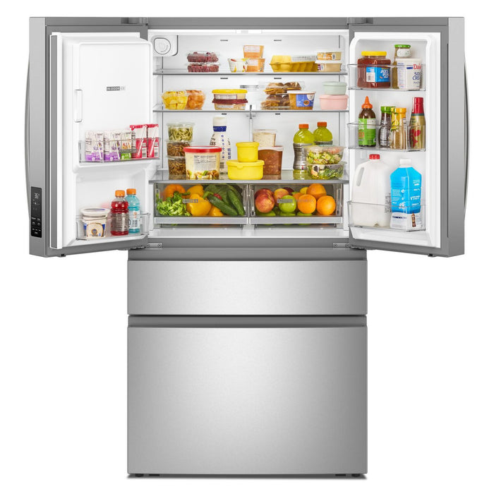 Réfrigérateur Whirlpool de 29 pi3 et de 36 po à portes françaises - acier inoxydable résistant aux traces de doigts - WRMF3636SZ