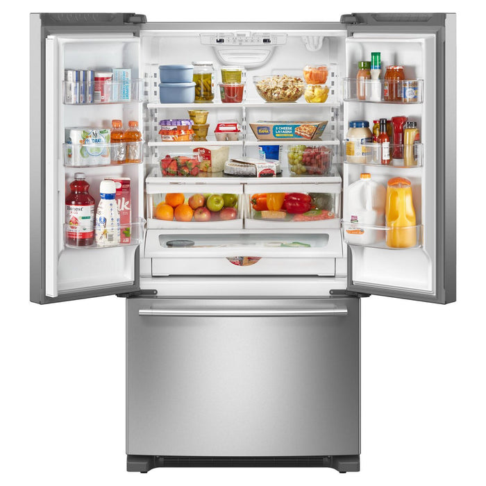 Réfrigérateur Maytag de 25 pi³ et de 36 po à congélateur inférieur - acier inoxydable résistant aux traces de doigts - MRFF4236RZ