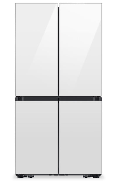 Samsung 36" 22.8 Cu. Ft. Bespoke Counter-Depth 4-Door Flex™ with Beverage Center Refrigerator - Whit… | Réfrigérateur BESPOKE Samsung de 22,8 pi³ et de 36 po de profondeur comptoir à 4 portes FlexMC avec …