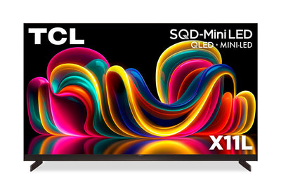 TCL 75" X11L SQD Mini-LED 4K UHD HDR Smart TV with Google TV (75X11L) - 2026 Model | Téléviseur intelligent SQD Mini DEL TCL X11L 4K UHD HDR de 75 po avec Google TV (75X11L) - modèle 2026